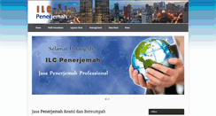 Desktop Screenshot of ilc-penerjemah.com